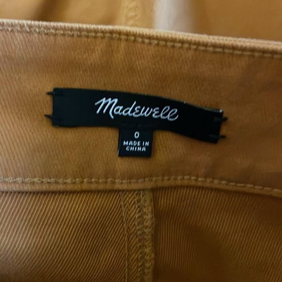 Madewell Garment Dyed Patch Pocket Button Front Skirt Size 0 - Picture 7 of 8